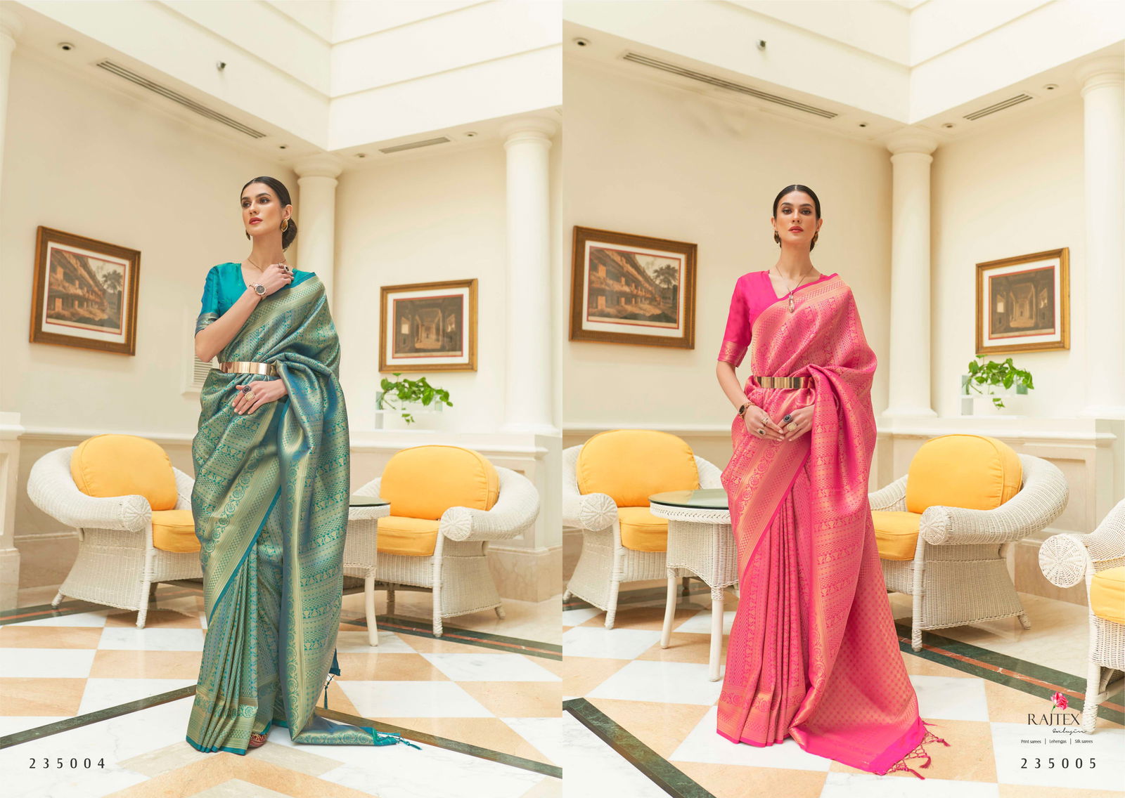 Kishika Silk By Rajtex Designer Handloom Weaving Saree Wholesale In India